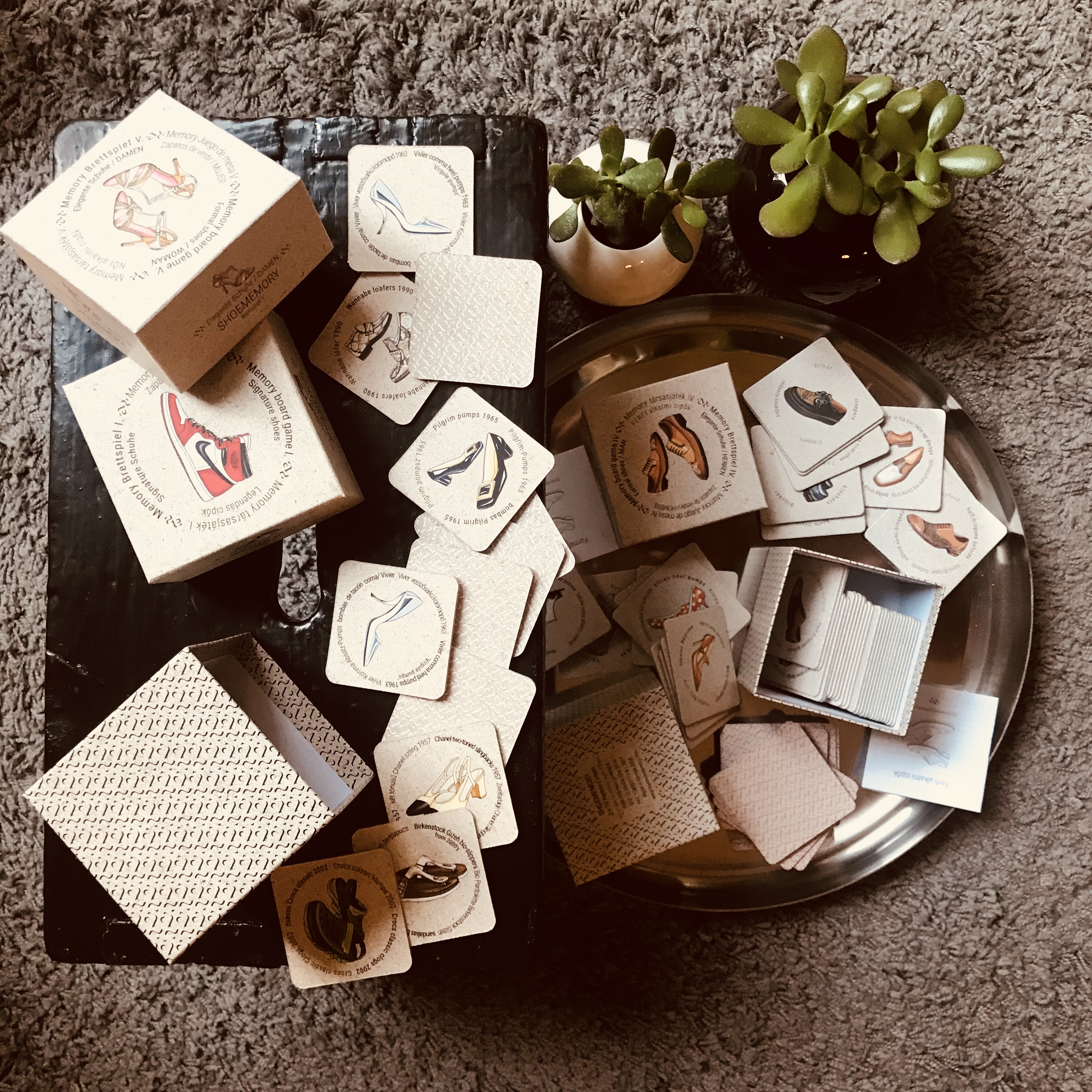 myshoememory board game