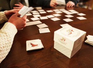 Playing Myshoememory at Náday-Vadász family