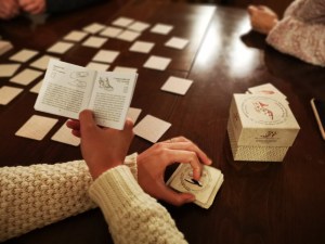 Playing Myshoememory at Náday-Vadász family